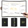 Black Glitter Farewell Party Decoration - We Will Miss You Guest Book - Retirement Alternative Signature Book for Women Men - Signing Card Board Retirement Gifts For Farewell Party Supply & Favors-A04 view 1
