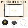 Black Glitter Farewell Party Decoration - We Will Miss You Guest Book - Retirement Alternative Signature Book for Women Men - Signing Card Board Retirement Gifts For Farewell Party Supply & Favors-A04 view 3