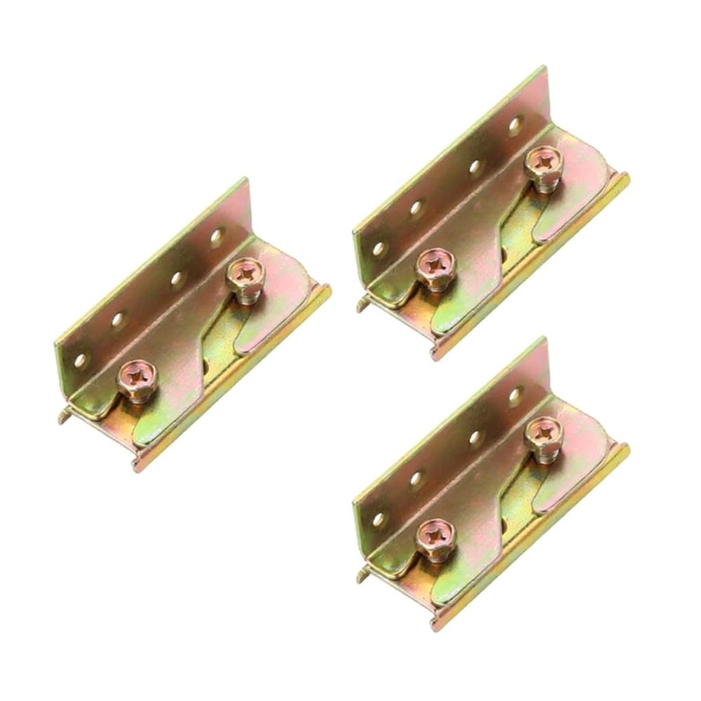 Luyismer Heavy Duty Adjustable Bed Frame Support Reinforcement Bracket for Enhanced Stability and Floor Protection Easy Assembly