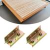 Luyismer Heavy Duty Adjustable Bed Frame Support Reinforcement Bracket for Enhanced Stability and Floor Protection Easy Assembly view 2