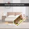 Luyismer Heavy Duty Adjustable Bed Frame Support Reinforcement Bracket for Enhanced Stability and Floor Protection Easy Assembly view 3