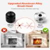 VEVOR Chimney Sweep Kit, 23 ft Maximum Extendable Length Chimney Brush, Chimneys Cleaning Kit with Bristle Replacements & Goggles, 90 Bendable Fireplace Cleaning Tool, for Square, Rectangle Chimneys view 2