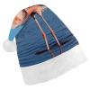 FodPand Flamingo Santa Hat Christmas Hats Comfort Plush Xmas Holiday Hat for Adults New Year Festive Party Headwear view 1