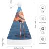 FodPand Flamingo Santa Hat Christmas Hats Comfort Plush Xmas Holiday Hat for Adults New Year Festive Party Headwear view 2