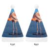 FodPand Flamingo Santa Hat Christmas Hats Comfort Plush Xmas Holiday Hat for Adults New Year Festive Party Headwear view 3