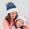 FodPand Flamingo Santa Hat Christmas Hats Comfort Plush Xmas Holiday Hat for Adults New Year Festive Party Headwear view 4