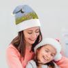 FodPand Duck in The Water Santa Hat Christmas Hats Comfort Plush Xmas Holiday Hat for Adults New Year Festive Party Headwear view 4