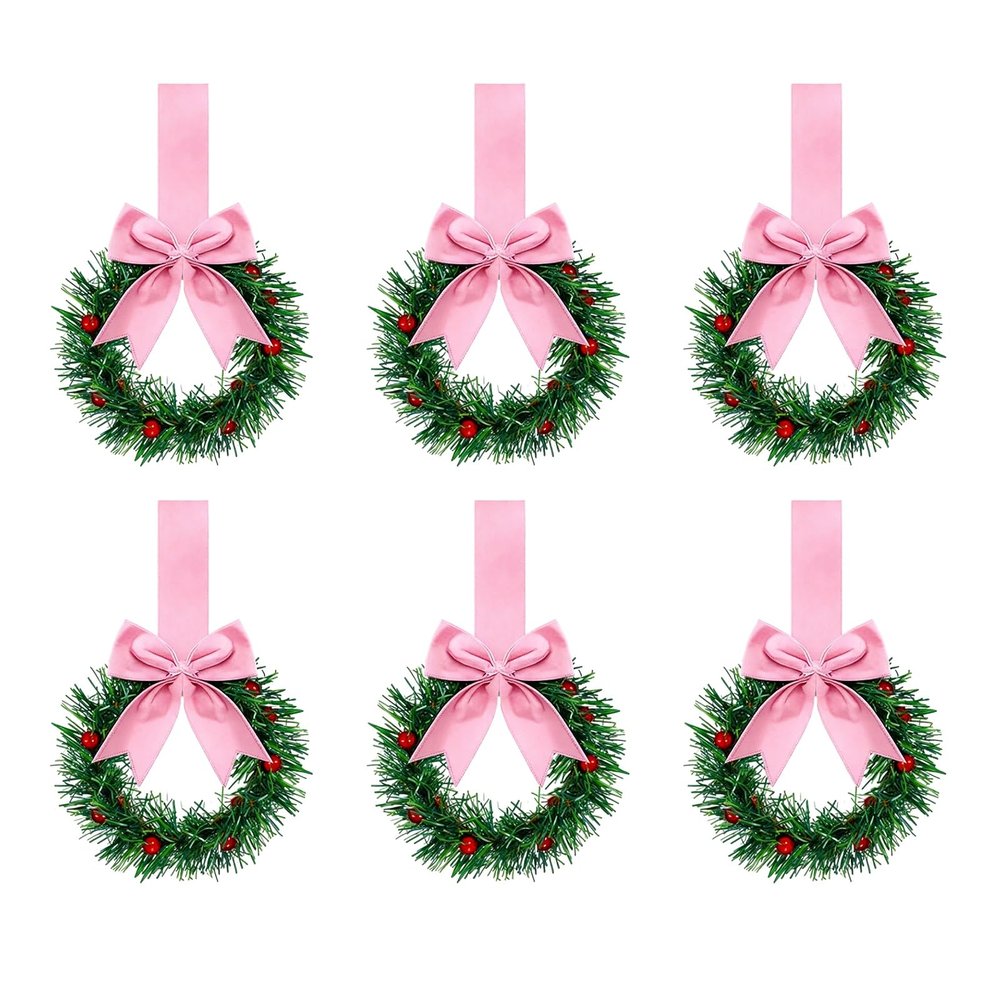 100 Pcs Christmas Kitchen Cabinet Wreaths