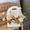 SRJUSV Flower Box 10Pcs Butterfly Flower Box, Hand Basket, Paper, Arrangement Bag, Packaging Gift(Red) view 3
