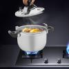 11.62Qt 60Kpa Pressure Cooker Stainless Steel Pressure Canner Canning Pot with Automatic Pressure Limiting Valve Pressure Stewing Pot for Most Cooktops (11L/11.62 Qt) view 2