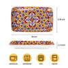 9 Inch Serving Platters Set of 6,Rectangular Dessert Plates Bohemian view 2