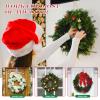 15 inches Christmas Decorative Wreath Hangers for Front Door;Over the Door Hooks (Silver, Snowflake) view 3