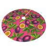Fresh Passion Fruit Christmas Tree Skirt Holiday Party Decorations for Home Indoor Outdoor Decor 48" view 2