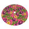 Fresh Passion Fruit Christmas Tree Skirt Holiday Party Decorations for Home Indoor Outdoor Decor 48" view 3