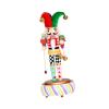 Hisxrcal Clown Dancer Nutcracker Christmas Puppet Decoration Wind up Musical Box for Desktop view 1