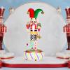 Hisxrcal Clown Dancer Nutcracker Christmas Puppet Decoration Wind up Musical Box for Desktop view 2