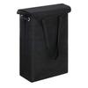 45L Thin Laundry Basket With Cover, Narrow Hand, Fine, Dirty, Bedroom For Bedroom Laundry Room(Black) view 1