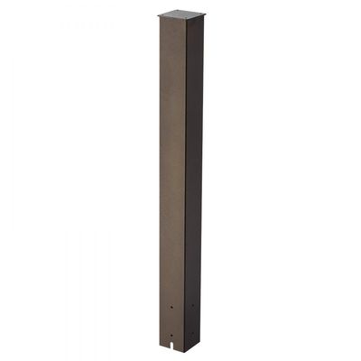 Mailbox Post In-Ground Steel Mailbox Post Kit 43x4x4 in Bronze