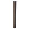 Mailbox Post In-Ground Steel Mailbox Post Kit 43x4x4 in Bronze view 1