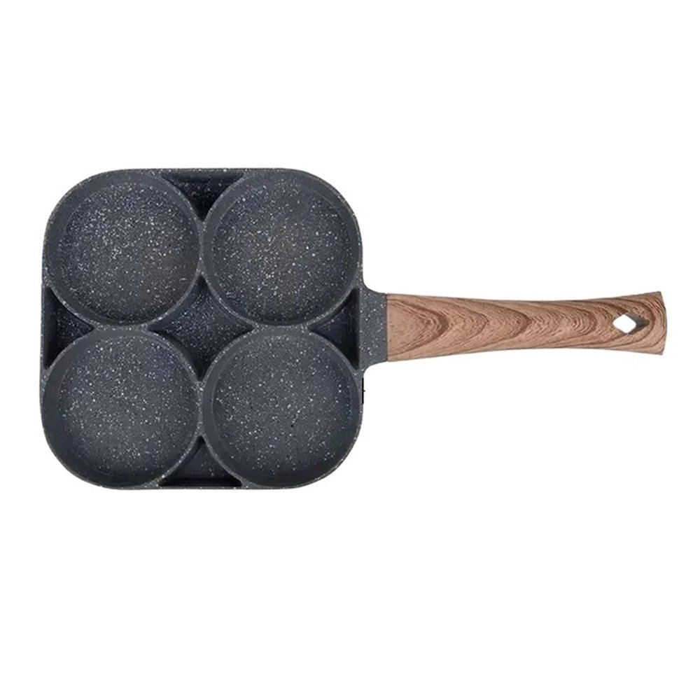 1pc Four-hole Omelette Pot Household Non-stick(01)