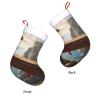 Christmas Decorative Socks Stocking YYHWHJDE Wooden coffin hanging from cliff Pattern lightweight for Halloween, annual ceremonies, holiday gatherings view 2