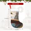Christmas Decorative Socks Stocking YYHWHJDE Wooden coffin hanging from cliff Pattern lightweight for Halloween, annual ceremonies, holiday gatherings view 3