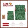 GZXDZSY Alligator Skin Print Extra Large Christmas Burlap Drawstring Reusable Gift Bags With Cards view 4