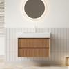 BathroomVanity,30-InchFreestanding,w/SinkandHotColdFaucet,BathroomsStorageCabinetOrganizerDoor&OpenShelf,Space-SavingModernDesignforSmall,IdealOverToilet,NarrowShelves,Brown-3 view 1