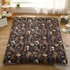 100% Cotton Futon Mattress Cover with Zipper Full Encasement Protector for 2-10cm Thin Futon, Breathable Washable Easy On/Off Cover for Japanese Floor Mattress(Style A,180x200cm/71x78in) view 1