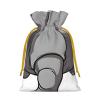 GZXDZSY Animal Rhino Print Extra Large Christmas Burlap Drawstring Reusable Gift Bags With Cards view 2