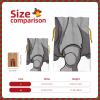 GZXDZSY Animal Rhino Print Extra Large Christmas Burlap Drawstring Reusable Gift Bags With Cards view 4