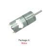 FFYTRGQWU 25GA370 Shaft Length 25MM Electronic Starter Gear D Shape Long Shaft Electronic Package A 12V 60rpm view 2