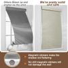 BERISSA No Drill No Tools Blackout Roller Shades for Indoor Windows, Cordless, Linen Fabric, Roller Blinds with Light Blocking Strips, Window Shades for Home,Bedroom,Beige.26.5" W x 36" H view 4