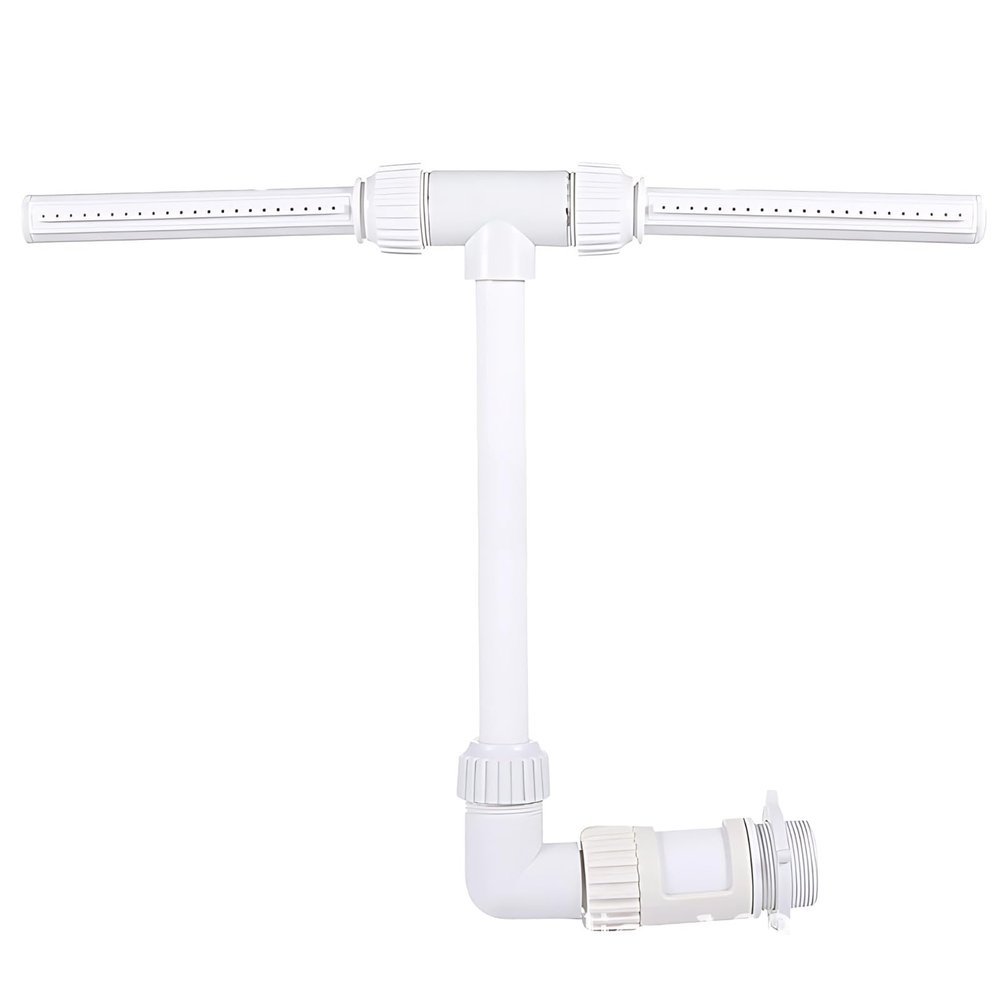 boxoon 19.9 In X 15.7 In Pool Fountain, Dual Spray Waterfall Sprinkler For Swimming Pools, Easy Installation, Adds Fun To Inground And Above Ground Pools