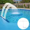 boxoon 19.9 In X 15.7 In Pool Fountain, Dual Spray Waterfall Sprinkler For Swimming Pools, Easy Installation, Adds Fun To Inground And Above Ground Pools view 2