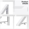 boxoon 2 Pcs Retractable Wall Mounted Laundry Rack, Zinc Alloy Folding Clothes Hanger, Space Saving Drying Racks, 15.7 In Rod For Indoor & Outdoor Use view 3