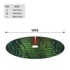 48" Plush Christmas Tree Skirt Double Layer Waterproof Xmas Tree Mat Alligator Skin Rustic Christmas Tree Ornaments for New Year Holiday Party Decorations view 4