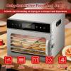 lilishangmao Commercial Food Dehydrator Machine - Stainless Steel Trays, Home Food Dryer for Fruit/Meat/Vegetables/Pet Food, 3090C Temperature Adjustable & 0-24 H Digital Time Control 6-Tier view 2