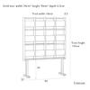 DUHTFCY Floor Standing Magazine Rack Floor Magazine Rack Solid Wood Reading Bookshelf Display Rack Creative Floor Newspaper CD Display Rack Newspaper Rack(Original Wood) view 2