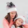 FodPand Green Horse Santa Hat Christmas Hats Comfort Plush Xmas Holiday Hat for Adults New Year Festive Party Headwear view 4