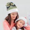 FodPand Ancient Butterfly Santa Hat Christmas Hats Comfort Plush Xmas Holiday Hat for Adults New Year Festive Party Headwear view 4
