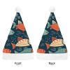 FodPand Animation Style Fish Santa Hat Christmas Hats Comfort Plush Xmas Holiday Hat for Adults New Year Festive Party Headwear view 3