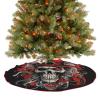 Christmas Tree Skirt Ornaments 30"x30" Xmas Tree Skirt with Stitched Edges Winter Holiday Comes with Poker Hat Tree Mat Base Cover for New Year Party Decor Home Indoor Outdoor Decorations view 4
