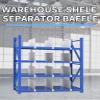 Adjustable Shelf Dividers for Storage Rack, Plastic Partition Boards for Warehouse, Closet, Bookshelf, Clothing Organizer, 12 Pack(60x20cm/23.6x7.9in) view 2