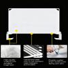 Adjustable Shelf Dividers for Storage Rack, Plastic Partition Boards for Warehouse, Closet, Bookshelf, Clothing Organizer, 12 Pack(60x20cm/23.6x7.9in) view 4