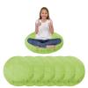 SK Studio 6 Pcs Kids Carpet Circle Seats for Classroom 16 Inch Round Floor Cushion Mat Teacher Preschool Educational Floor Mat Learning Playing Areas, Sage Green view 1