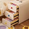 3-Drawer Modern Wood Nightstand Pet-Friendly Narrow Storage End Table for Living Room & Office Long-Lasting(Natural,30cm) view 4