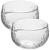 2 Pcs Matcha Bowl with Spout, Glass Chawan Matcha Bowl, Hammered Texture, Safe for Microwave and Dishwasher, for Matcha Lovers and Tea Ceremonies view 1
