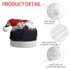 ChenGua Canadian flag Print Christmas Santa Hat for Adults, Unisex Plush Party Xmas Hats, for Holiday New Year Headwear view 4