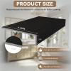 41x18in 4pcs Shelf Ccover for Wire Shelf System Moisture-Resistant Pantry & Closet Liners, No-Tool Installation Removable and Easy Clean High-end Black view 2